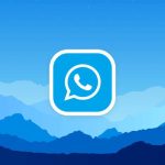 Blue Whatsapp Plus icon